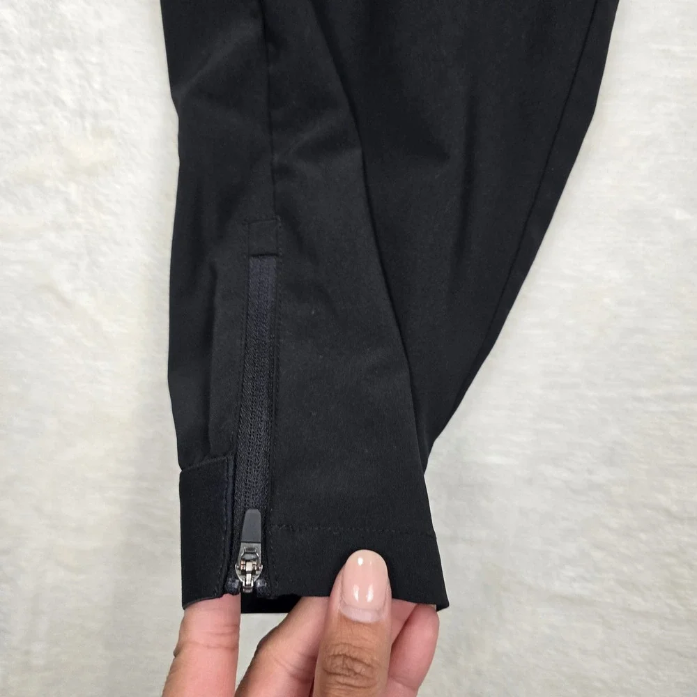 Primo Golf Joggers Mens 36 Regular Black Performance Tapered Ankle Zip Pants